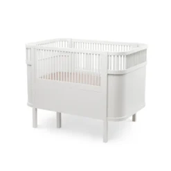Växasäng 2 i 1 Baby & Juniorsäng - Classic White