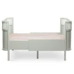 Växasäng 2 i 1 Baby & Juniorsäng - Mist Green