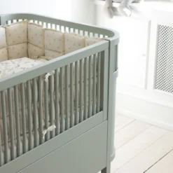 Växasäng 2 i 1 Baby & Juniorsäng - Mist Green