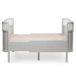 Växasäng 2 i 1 Baby & Juniorsäng - Stone Grey