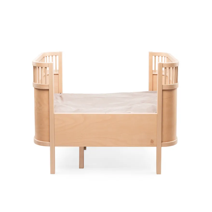 Växasäng 2 i 1 Baby & Juniorsäng - Wooden Edition