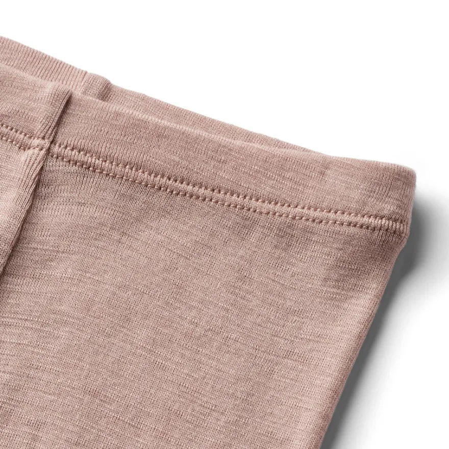 Wheat Agi Ull Leggings - Dry Rose