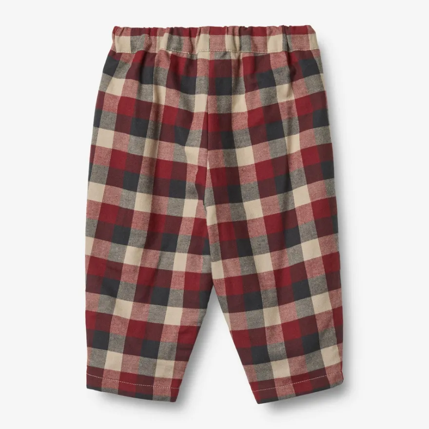 Wheat Arne Byxor - Blue Holiday Check