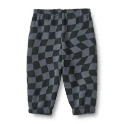 Wheat Cosmo Sweatpants - Navy Blue Check