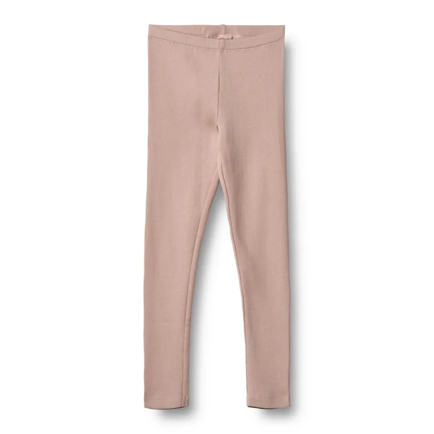 Wheat Jules Jersey Rib Leggings - Rose Powder