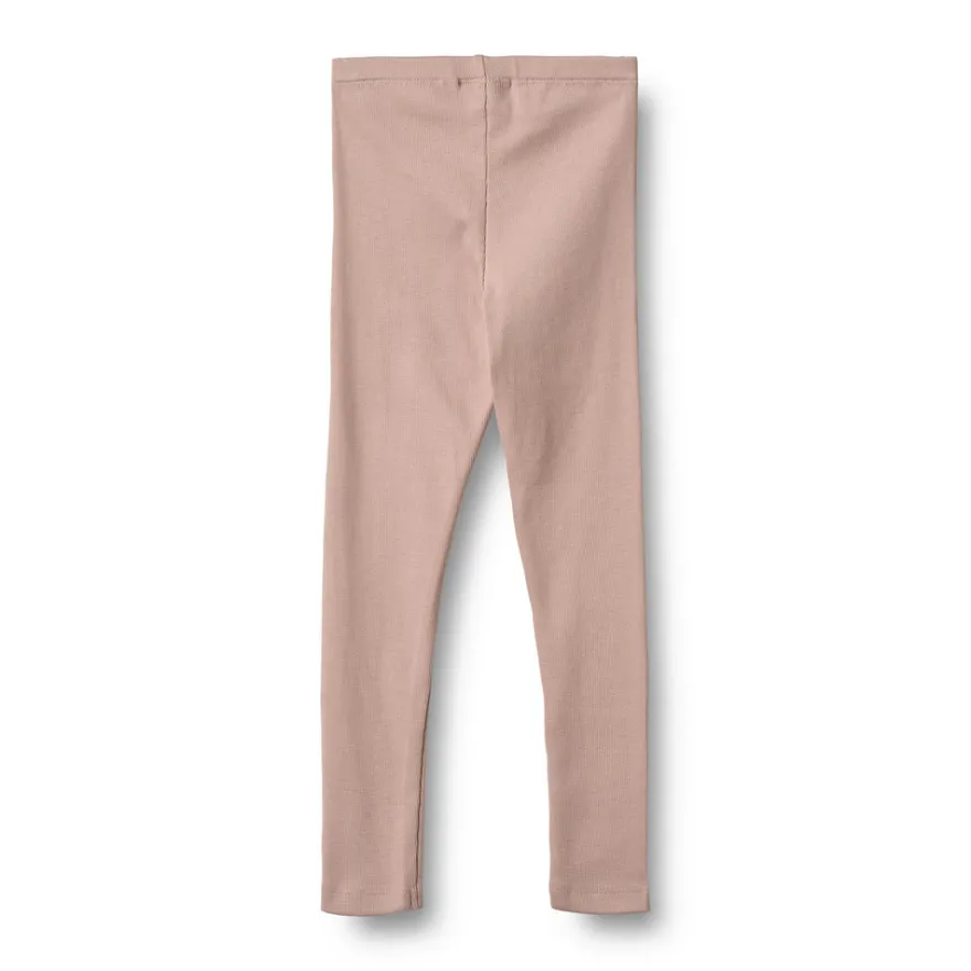 Wheat Jules Jersey Rib Leggings - Rose Powder