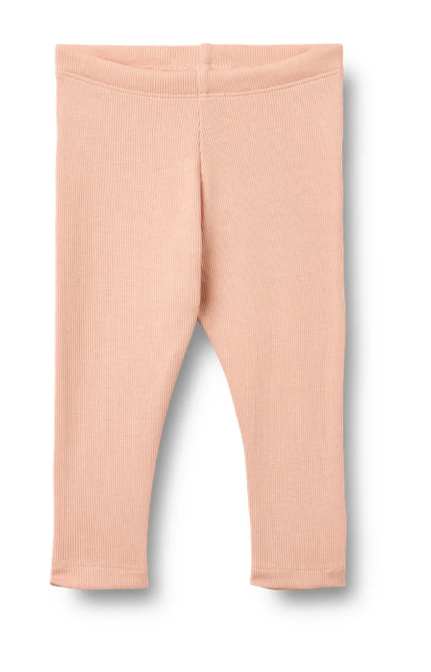 Wheat Maddy Rib Leggings - Rose Cloud