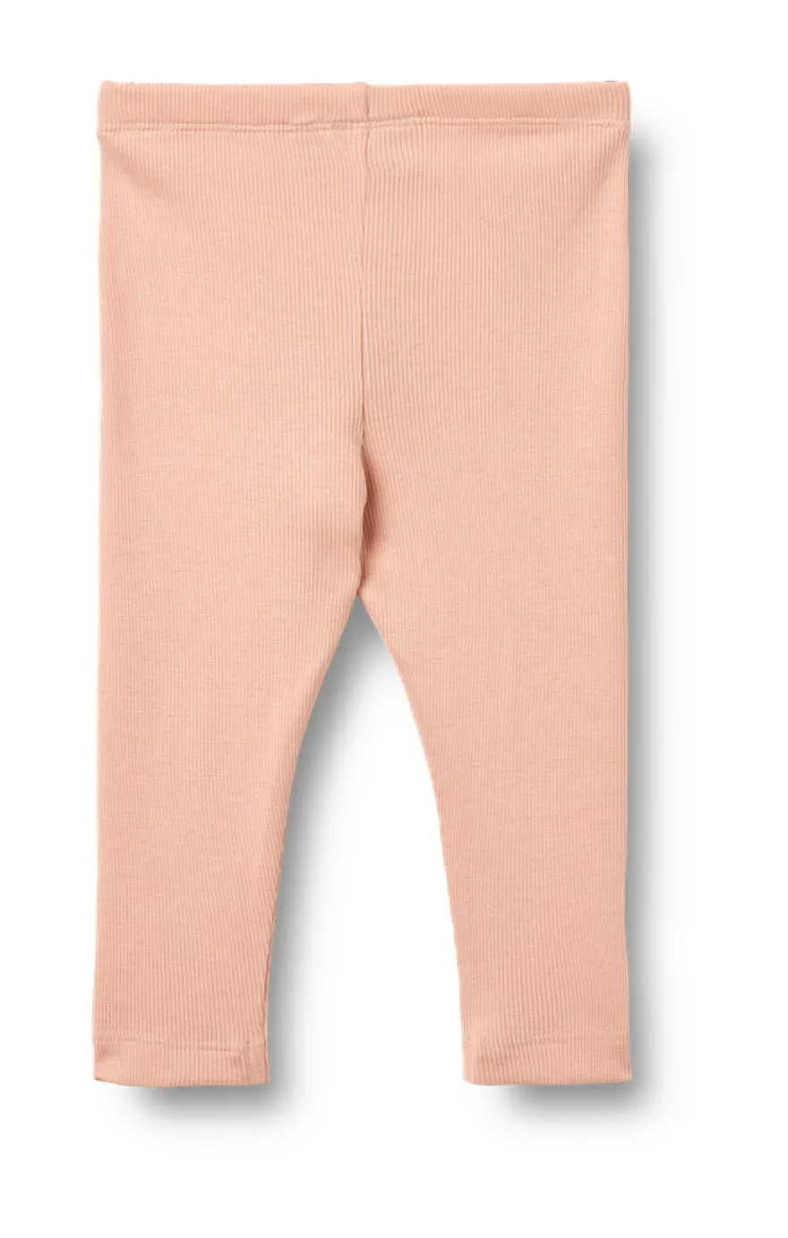 Wheat Maddy Rib Leggings - Rose Cloud