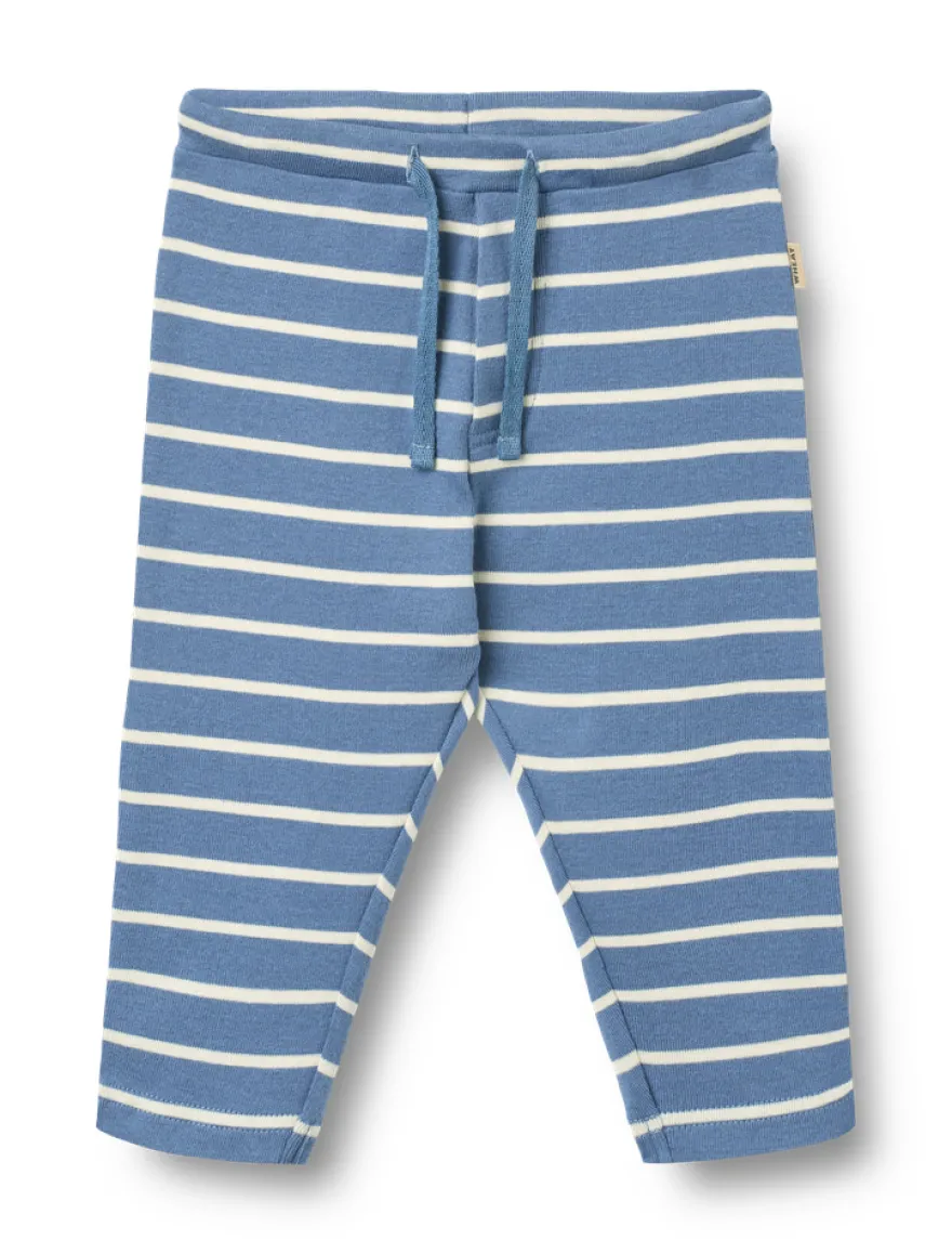 Wheat Manfred Jersey Byxor - Blue Stripe