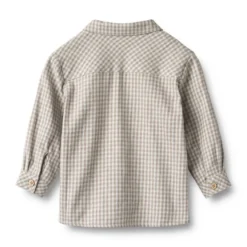 Wheat Oscar Skjorta - Greybrown Check