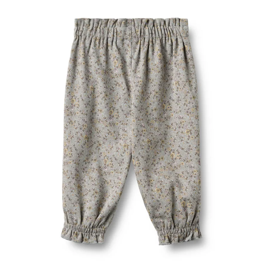 Wheat Penny Jersey Byxor - Slightly Blue Flowers