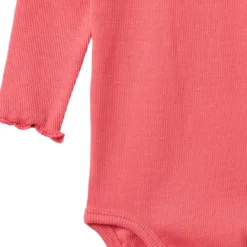 Wheat Regitze Långärmad Rib Body - Watermelon