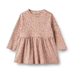 Wheat Sessa Jersey Klänning - Dime Rose Small Flowers
