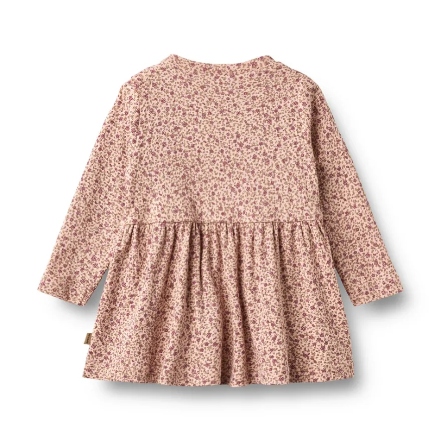Wheat Sessa Jersey Klänning - Dime Rose Small Flowers