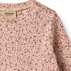 Wheat Sessa Jersey Klänning - Dime Rose Small Flowers