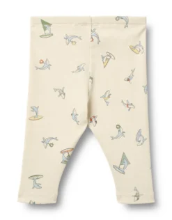 Wheat Silas Leggings - Whale Friends