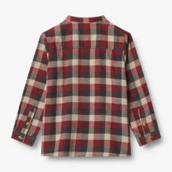 Wheat Willum Skjorta - Red Blue Check