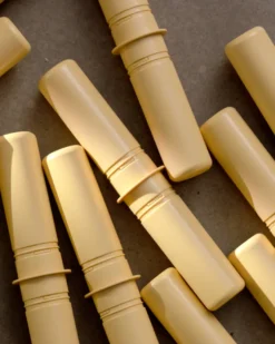 8 x Connector Pegs - Honey Yellow