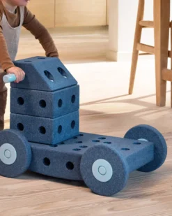 4 x Foam Wheels - Deep Blue/Sky Blue