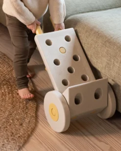 4 x Foam Wheels - Sand Grey/Honey Yellow