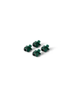4 x Swirly Wheels - Forest Green