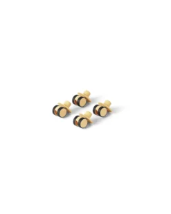 4 x Swirly Wheels - Honey Yellow