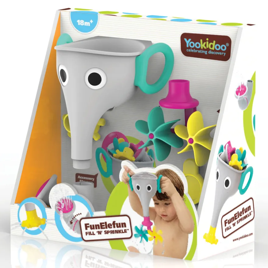 Yookidoo FunEleFun Fill N Sprinkle - Grå