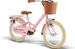 Youke Classic 16-Alu Springcykel med Korg - Retro Rose