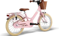 Youke Classic 16-Alu Springcykel med Korg - Retro Rose