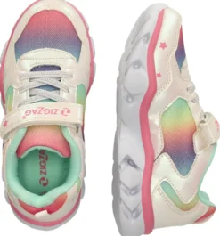 ZigZag Blinkande Sneakers Saserta - White
