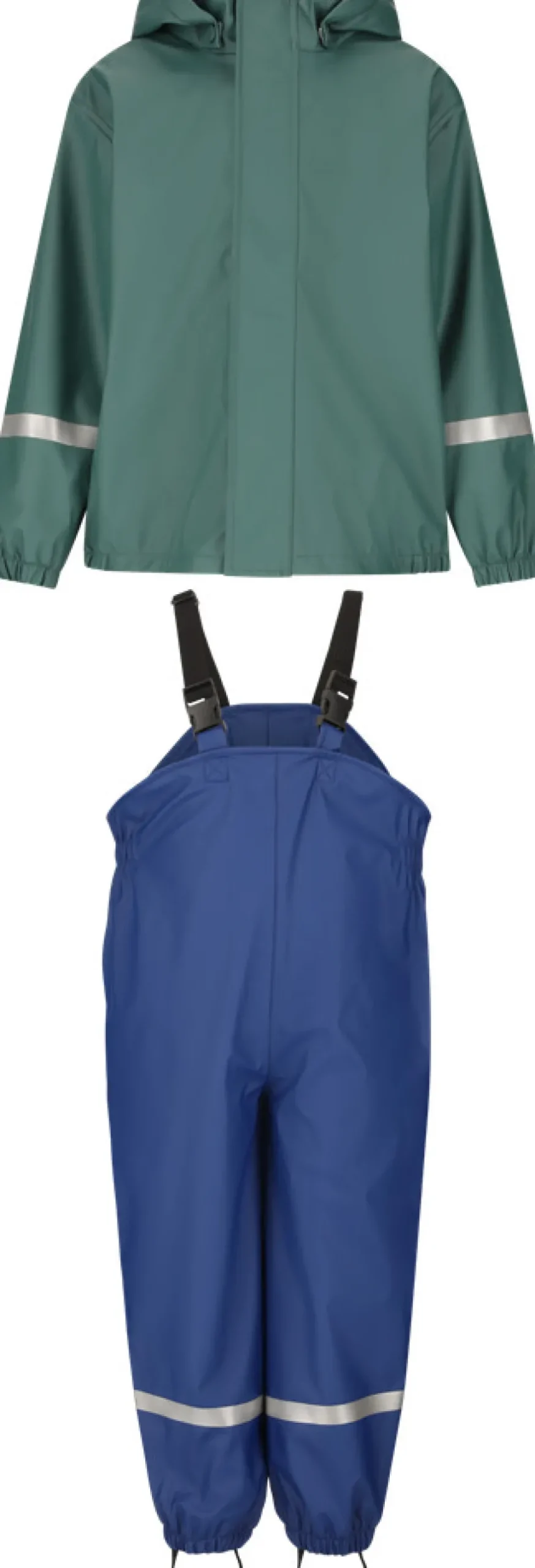 Zig Zag Eigil Regnset Fleece - Mallard Green