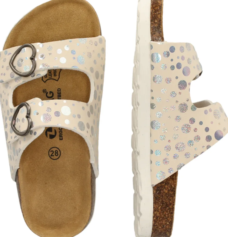 Zig Zag Messina Cork Sandal - Marshmallow