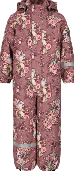 Zig Zag Vinteroverall Tower Printet W-PRO 10000 - Wistful Mauve